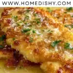 Lemon Chicken Romano dish featuring tender chicken with lemon sauce and herbs.