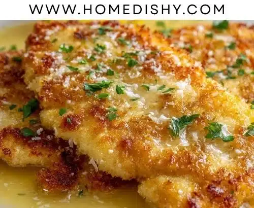 Lemon Chicken Romano dish featuring tender chicken with lemon sauce and herbs.