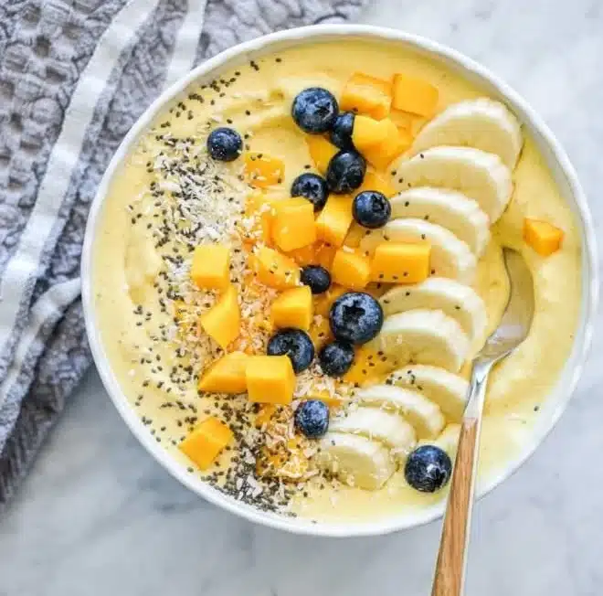 Luxurious Mango Smoothie Bowl
