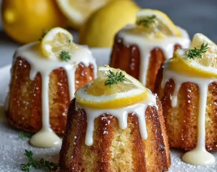 Mini Lemon Drizzle Cakes