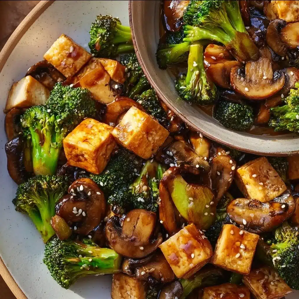 Mushroom and Tofu Stir-Fry