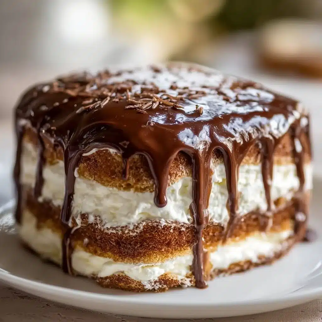 No-Bake Chocolate Eclair Cake
