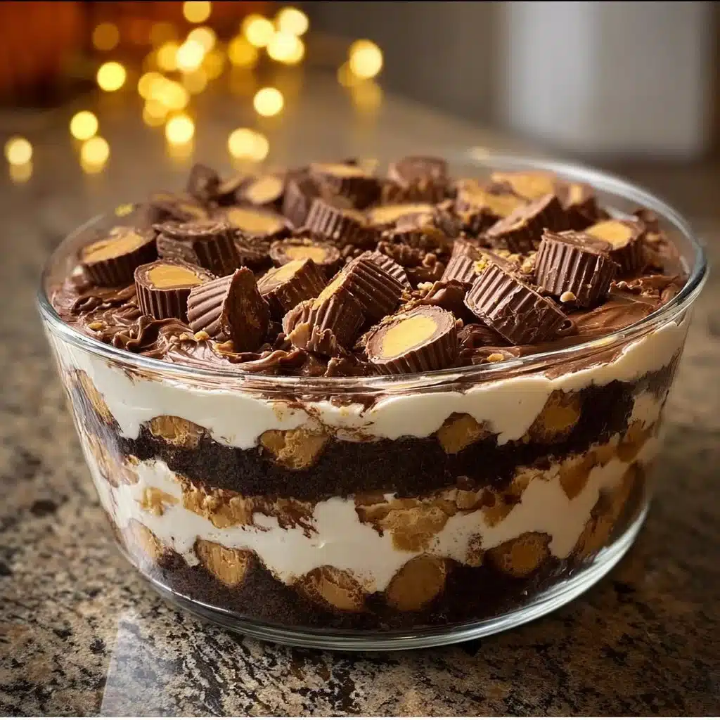 No-Bake Peanut Butter Chocolate Mousse Dessert