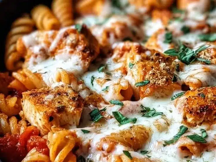 One-Pot Chicken Parmesan Pasta