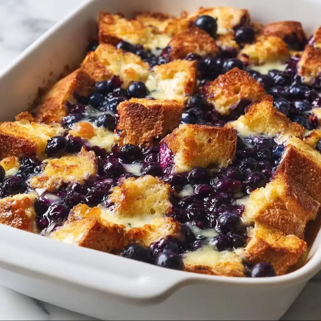 Quick Blueberry French Toast Casserole