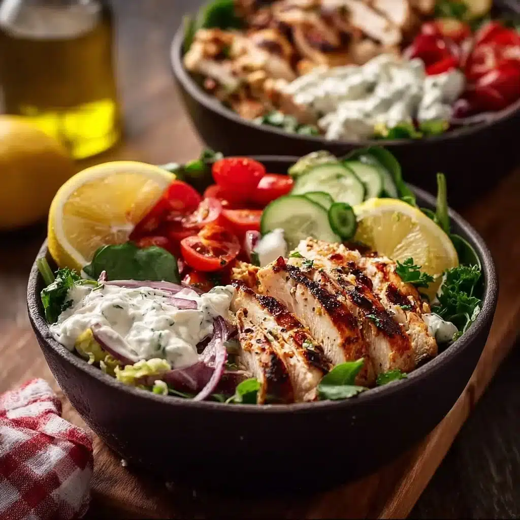 Quick High Protein Greek Chicken Bowls for Energizing Meals
