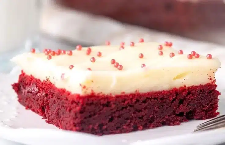 Red Velvet Cookie Bars