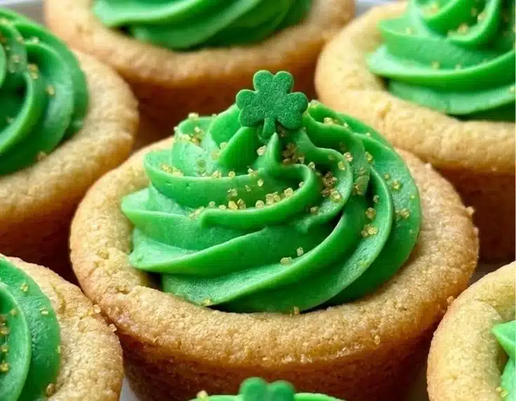 Shamrock Cookie Cups