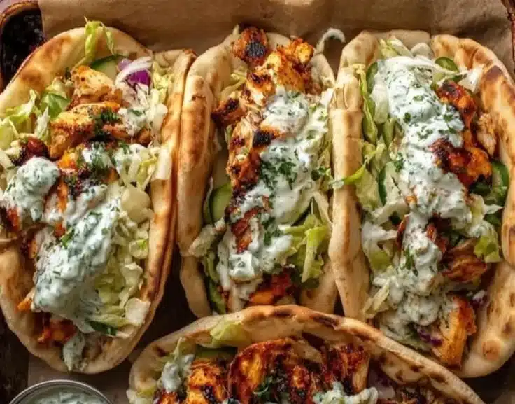 Sheet Pan Chicken Pitas with Herby Ranch