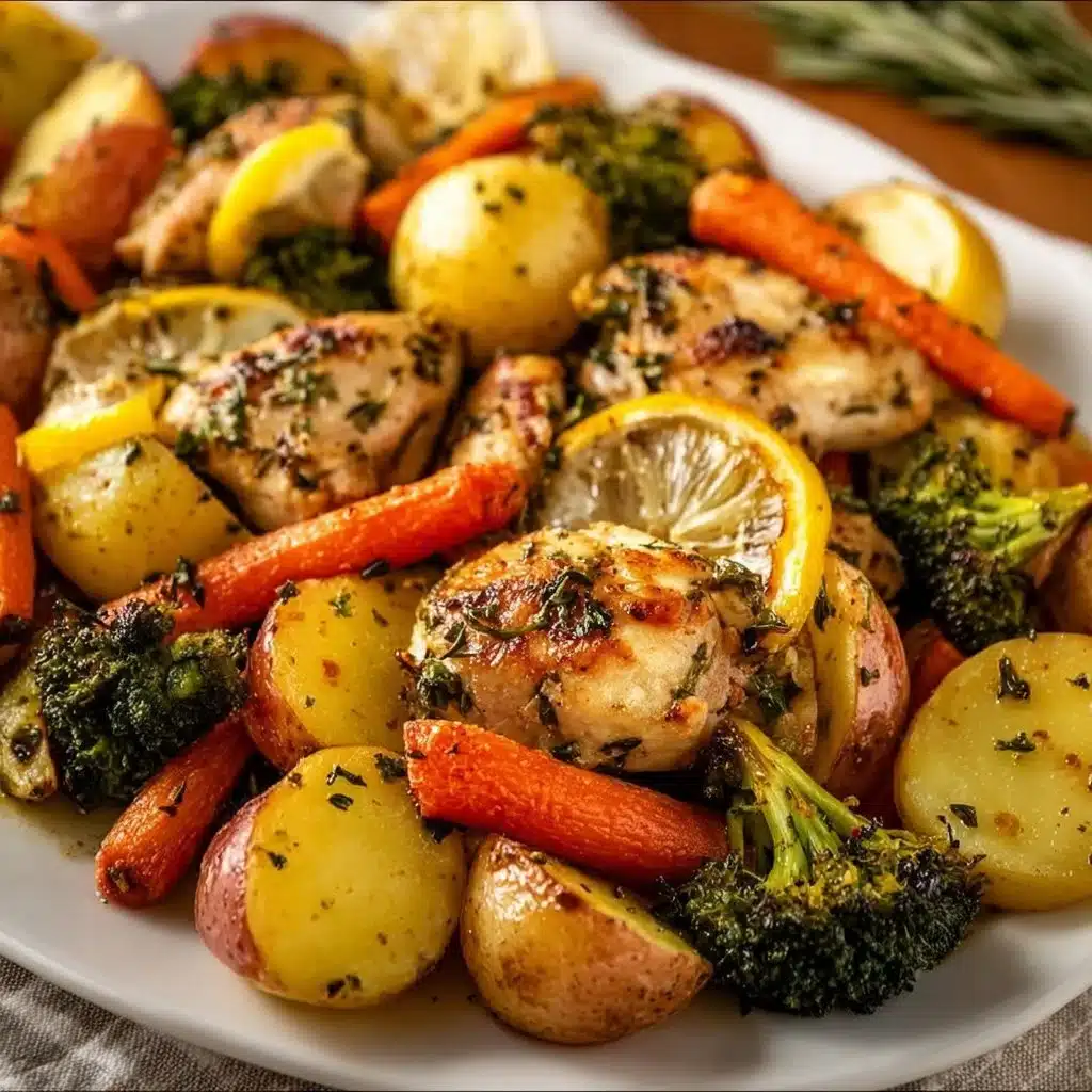 Sheet Pan Lemon Herb Chicken and Vegetables
