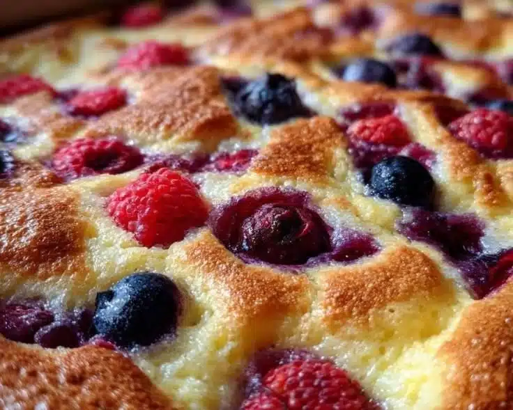 Sheet Pan Pancake with Berry Swirls: Easy Breakfast Bliss