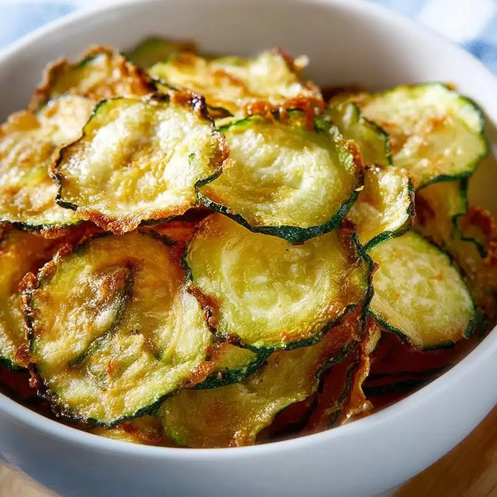 Simple Salt and Vinegar Zucchini Chips