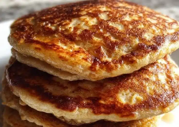 Simply Delicious Banana Oatmeal Pancakes: 1 Healthy Twist