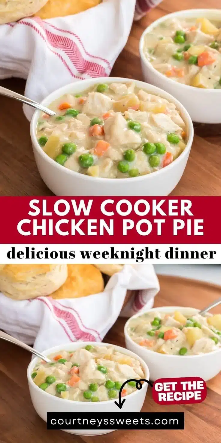 Slow Cooker Chicken Pot Pie