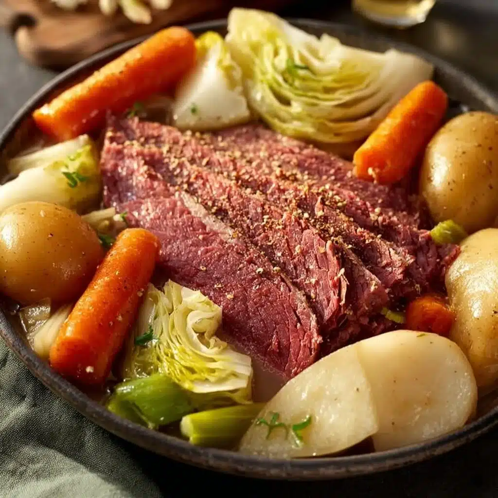 Slow Cooker Corned Beef and Cabbage