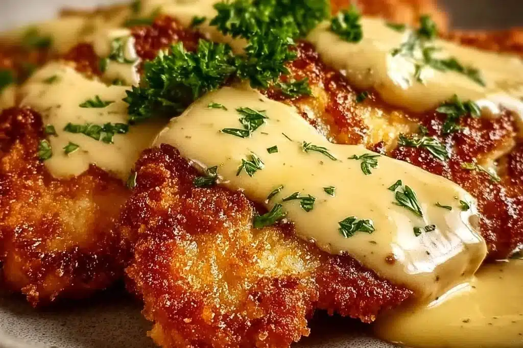 Delicious Slow Cooker Thai Peanut Chicken served with rice