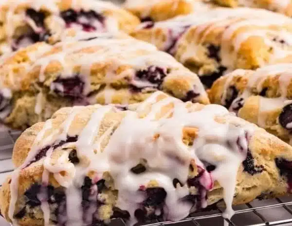 Sourdough Blueberry Scones