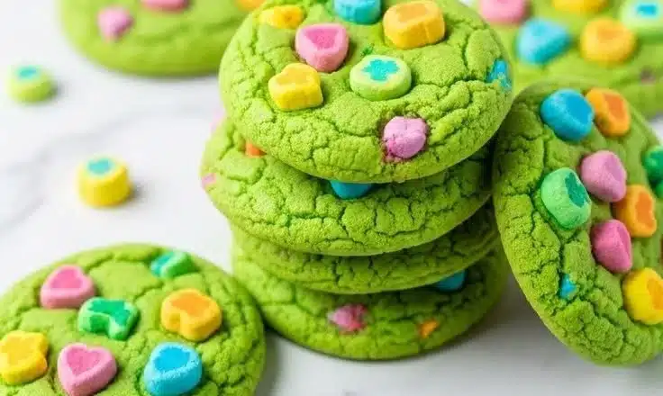 St. Patrick’s Day Lucky Charms Sugar Cookies