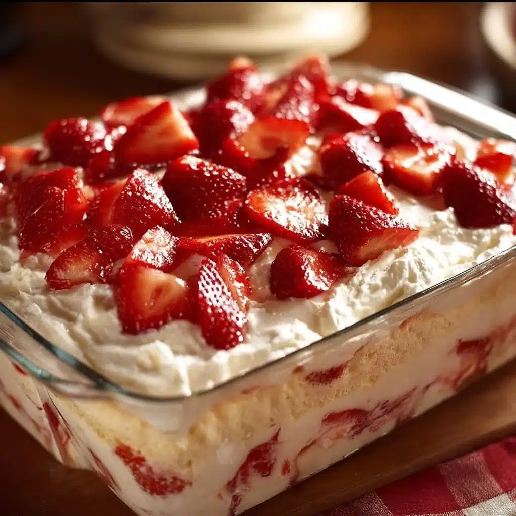 Fresh strawberries in a bowl, representing Strawberry Heaven