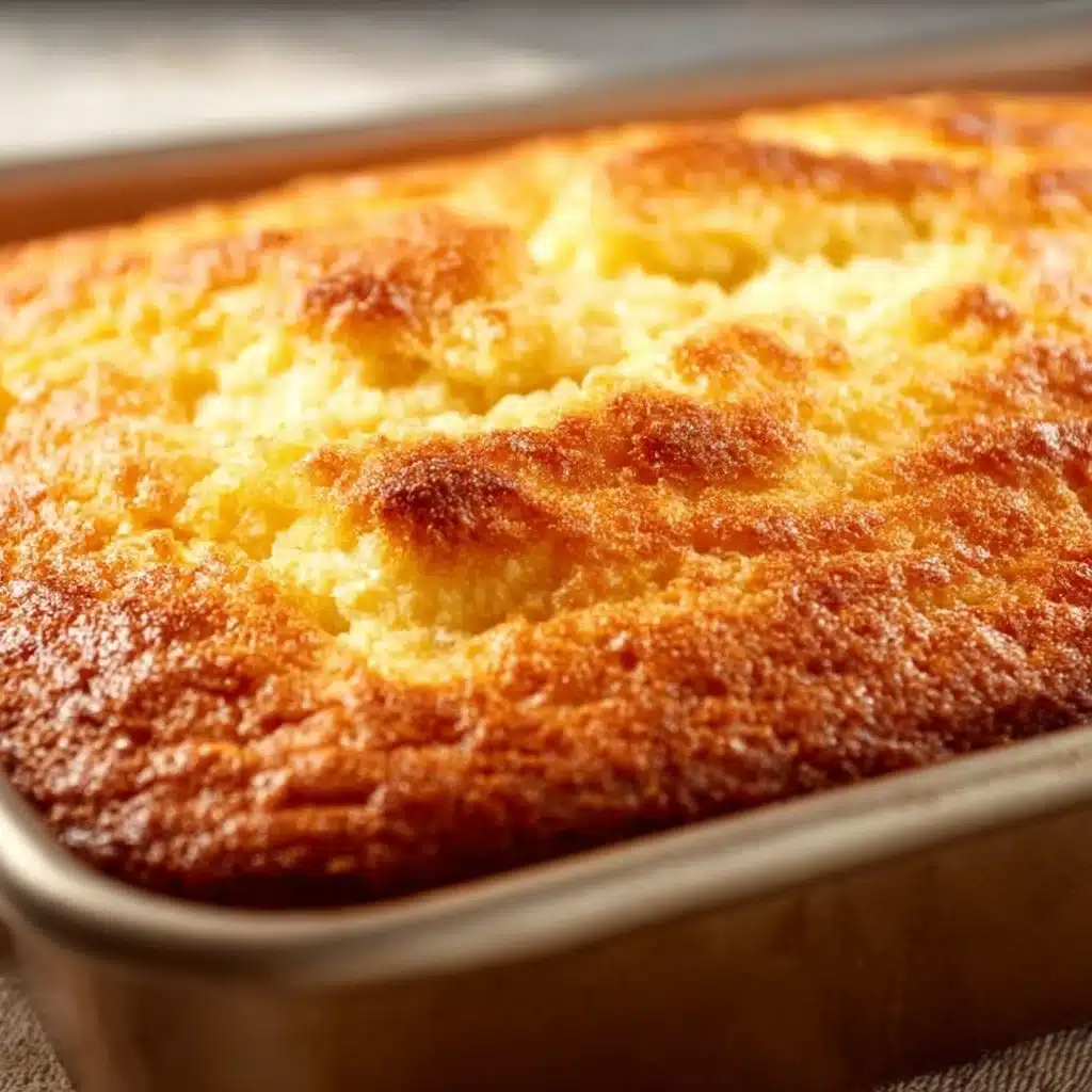 Delicious 3-ingredient apple cake ready to serve.