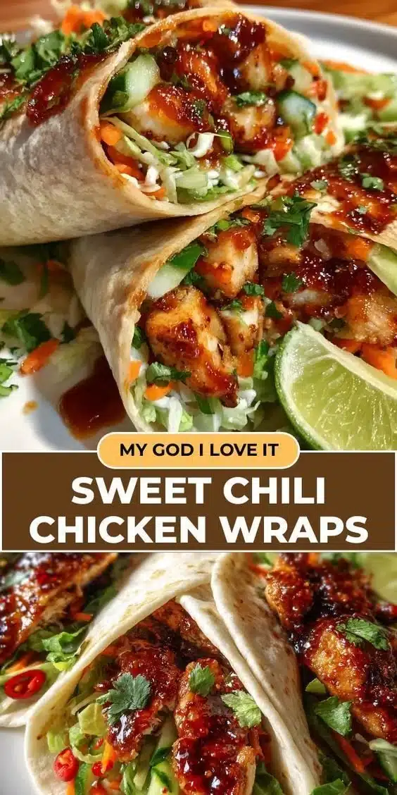 Sweet Chili Chicken Wraps