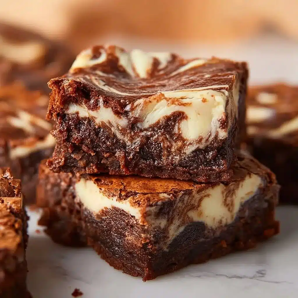 Swirled Cream Cheese Brownies