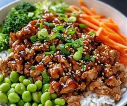 Teriyaki Turkey Rice Bowls
