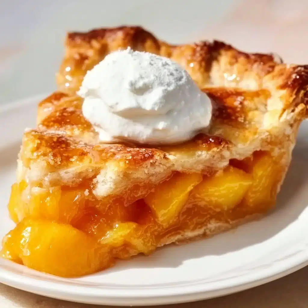 The Best Peach Pie