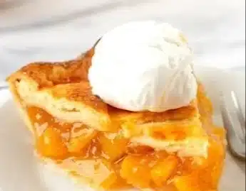 The Best Peach Pie