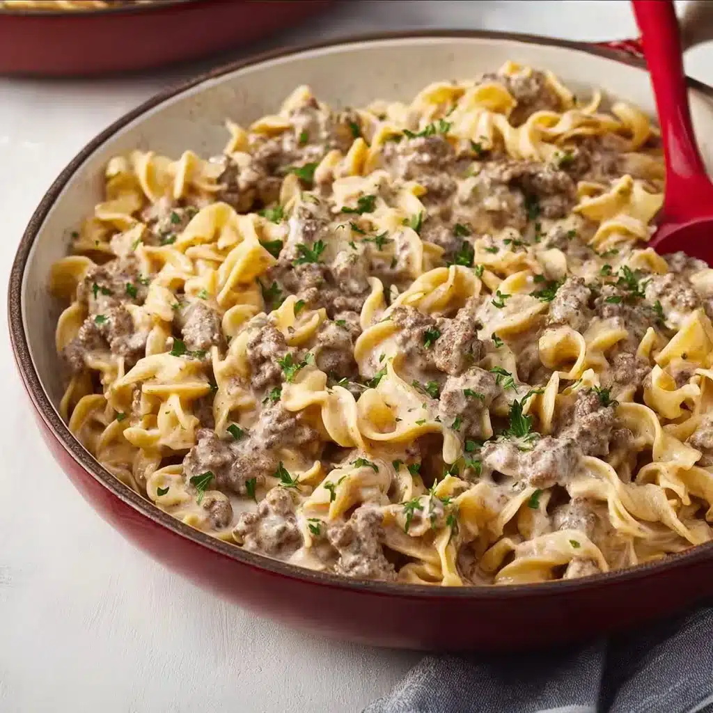 30-Minute Ground Beef Stroganoff