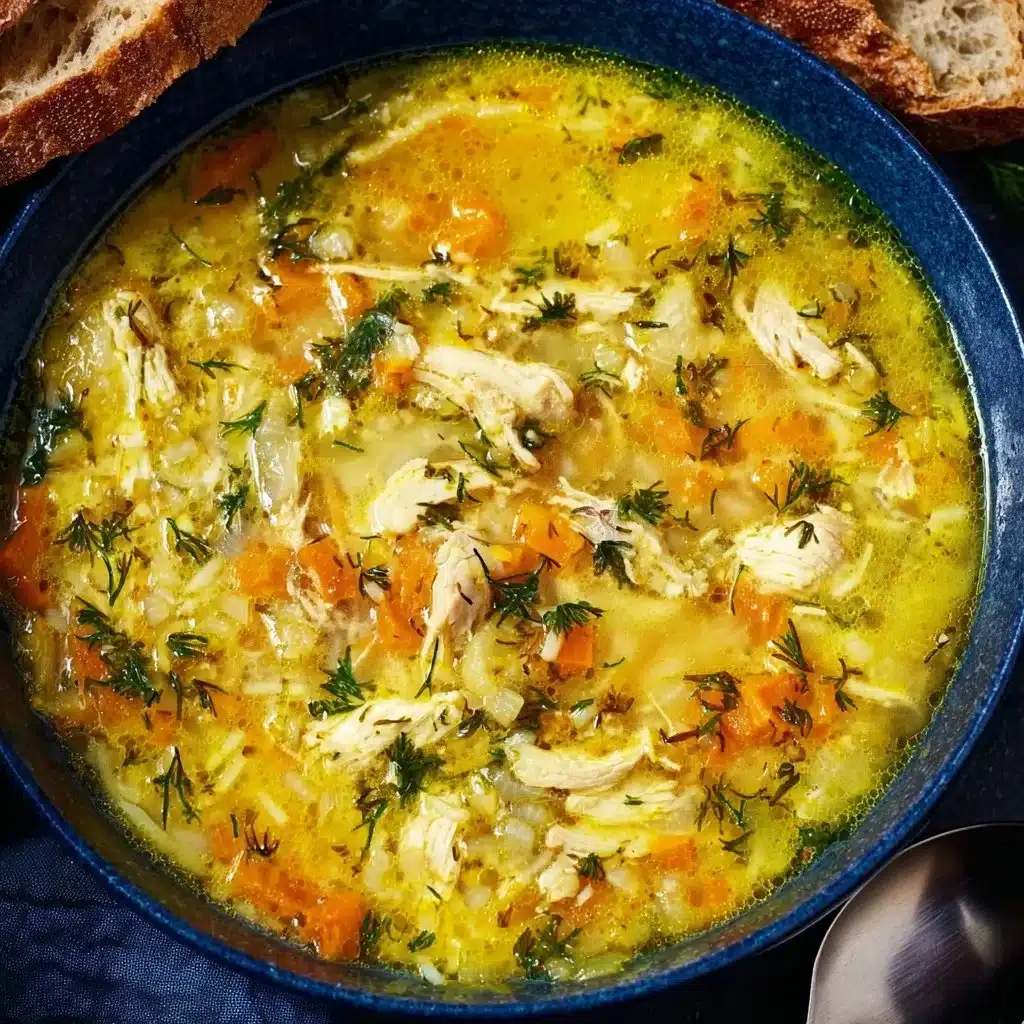Avgolemono (Greek Lemon Chicken Soup)