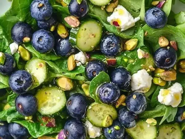 Blueberry Pistachio Spring Salad