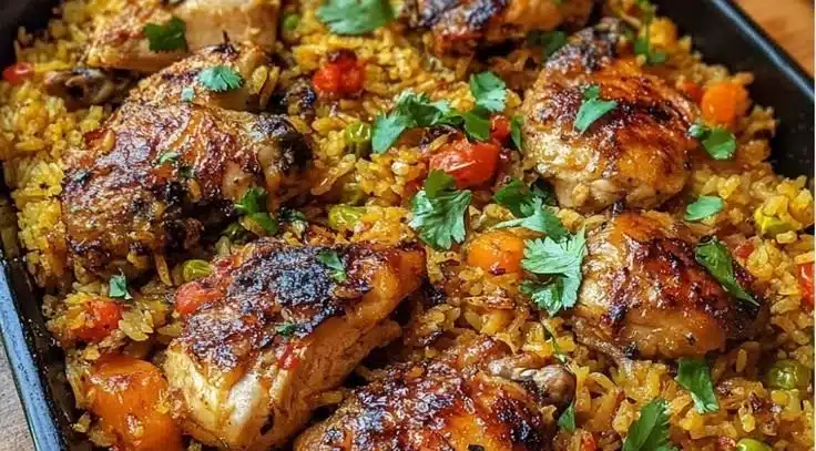Caribbean Chicken and Rice