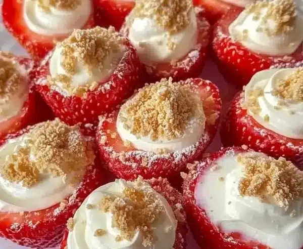 Cheesecake-Stuffed Strawberries