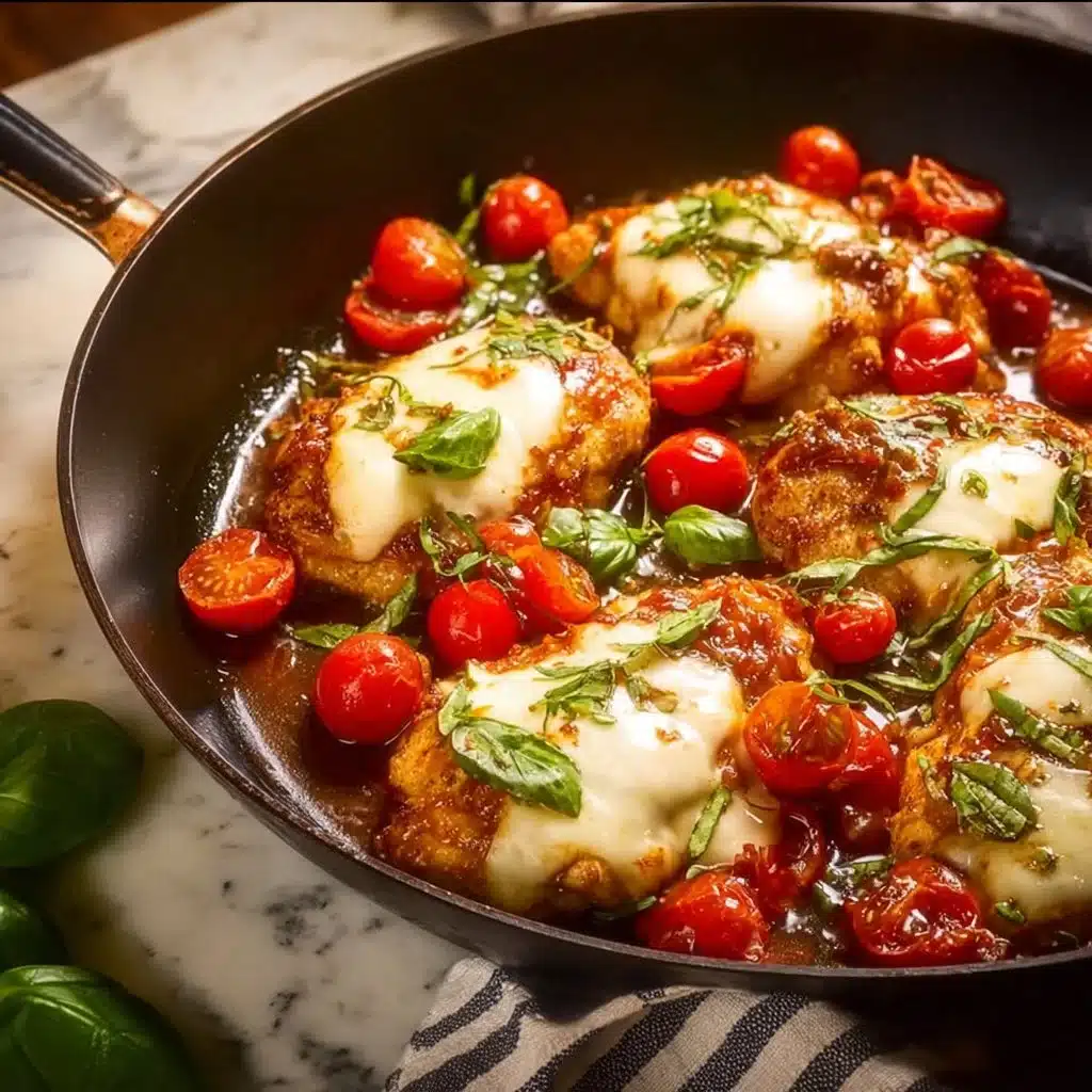Chicken Caprese Skillet