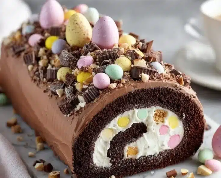 Chocolate Log Cake