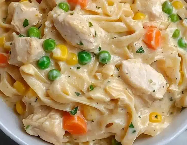 Classic Chicken Pot Pie Pasta