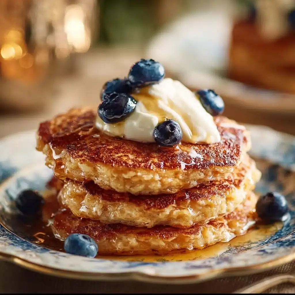 Cottage Cheese Oatmeal Pancakes