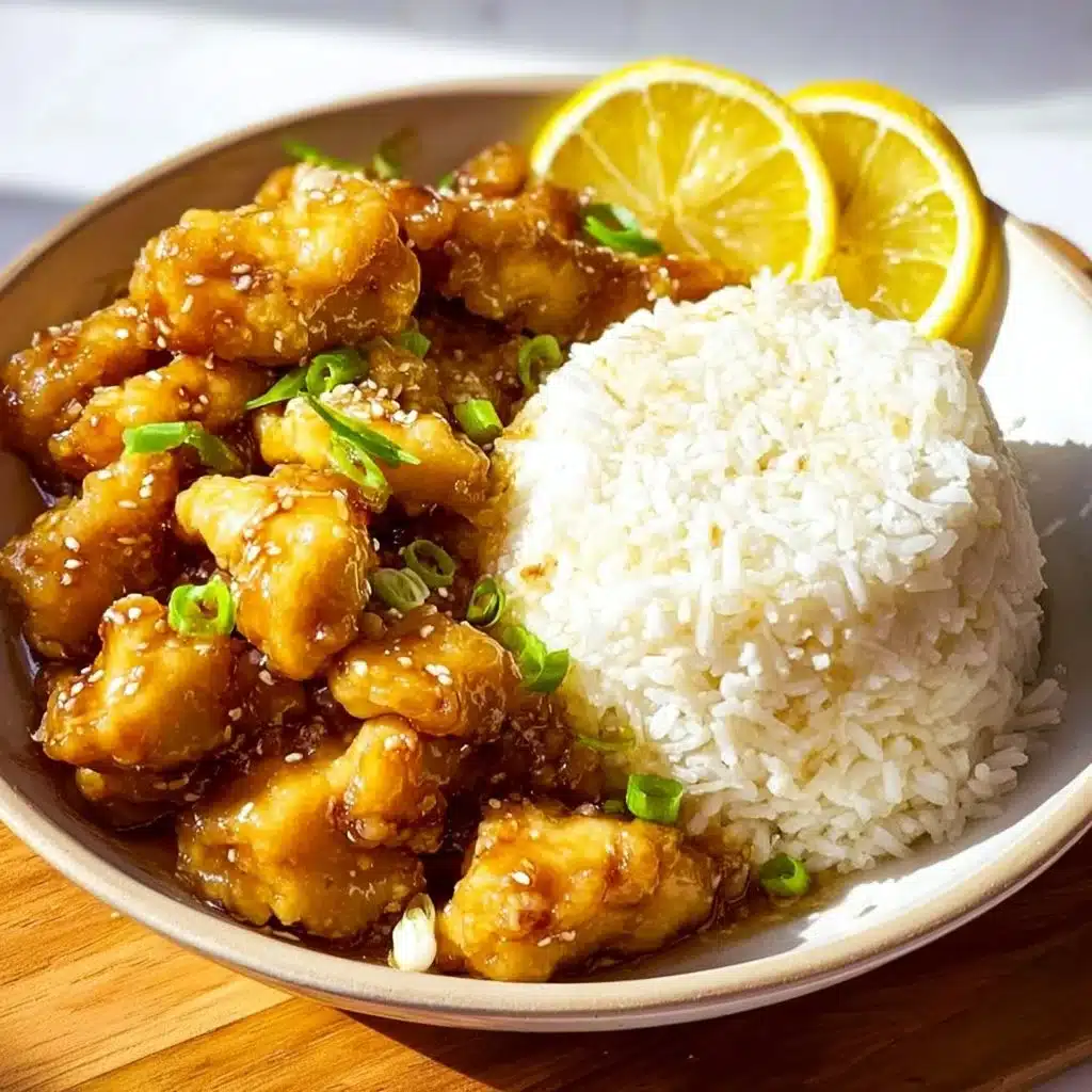 Crispy Honey Lemon Chicken