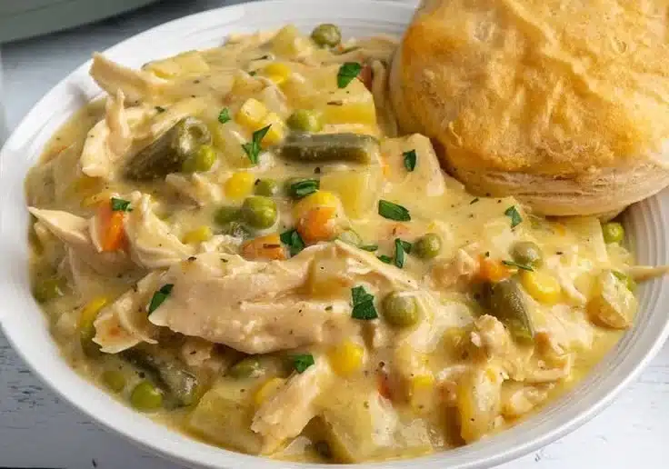 Crock Pot Chicken Pot Pie