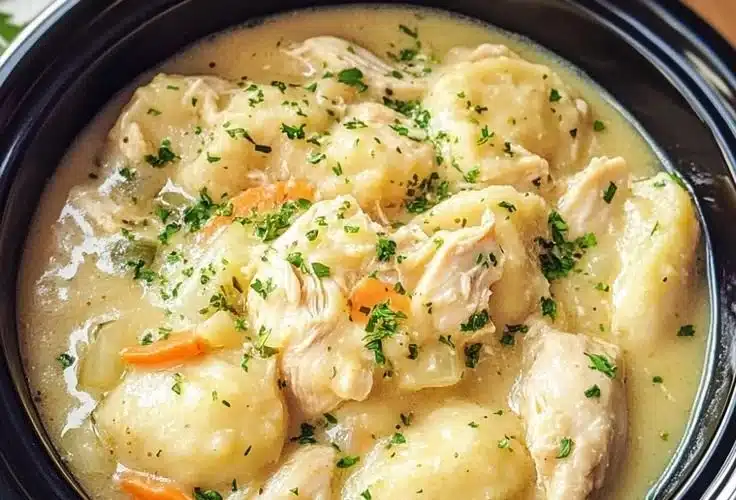 Crockpot Chicken and Dumplings