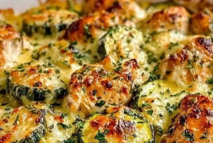 Easy Chicken Zucchini Bake - A Simple One-Pan Dinner