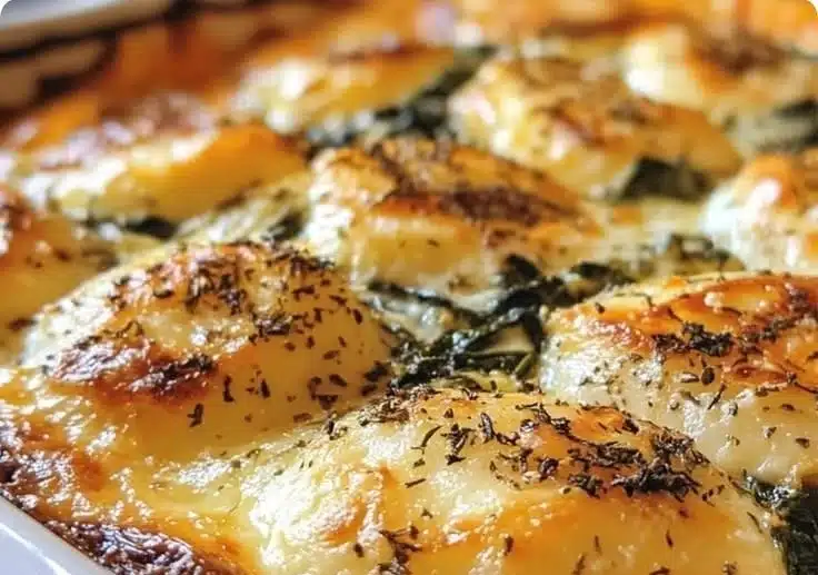 Easy Garlic Herb Easter Egg & Spinach Bake for Cozy Brunches