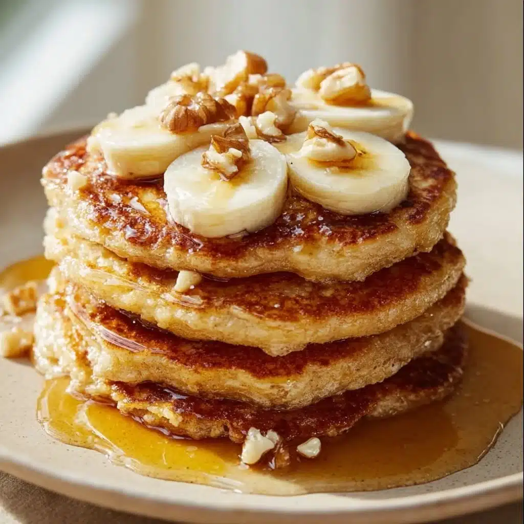 Fluffy Banana Bread Pancakes