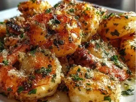 Garlic Parmesan Roasted Shrimp