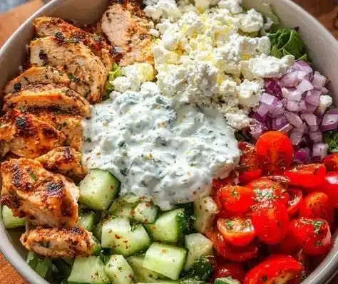 Greek Chicken Bowls