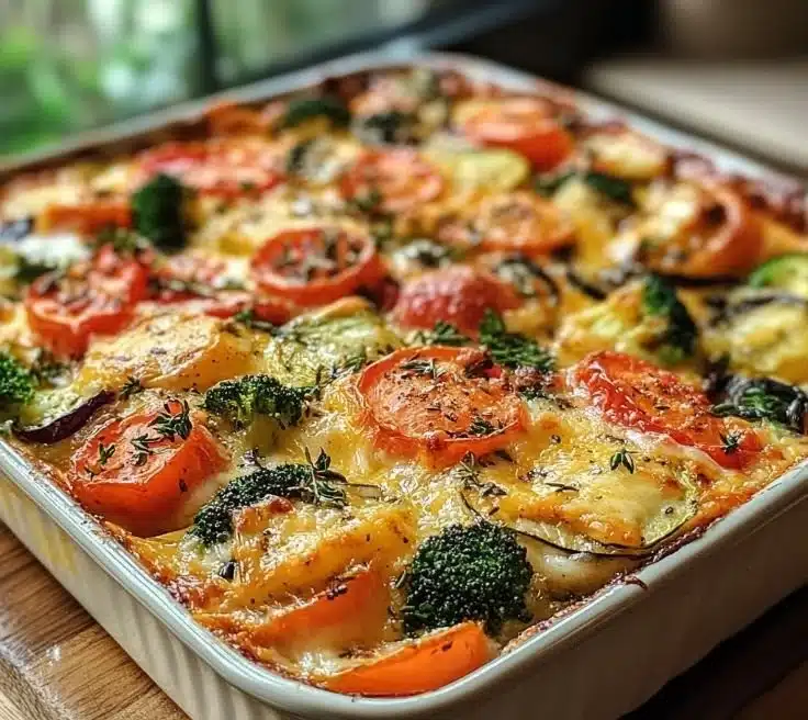High-Protein Cottage Cheese Veggie Bake