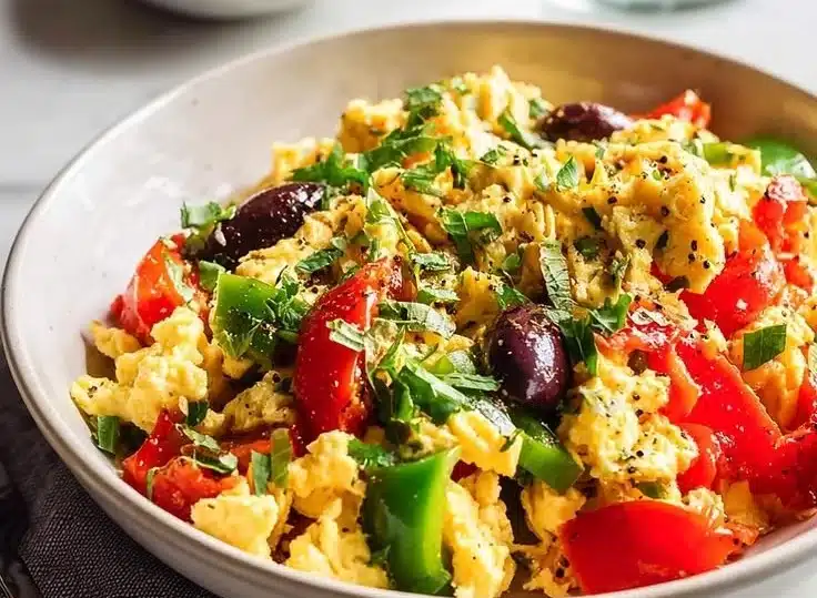 High Protein Mediterranean Breakfast Bowls