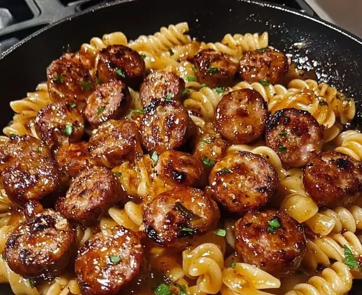 Honey Garlic Sausage Pasta