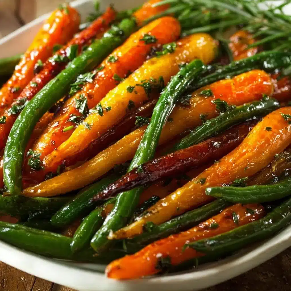 Honey Glazed Carrots & Green Beans